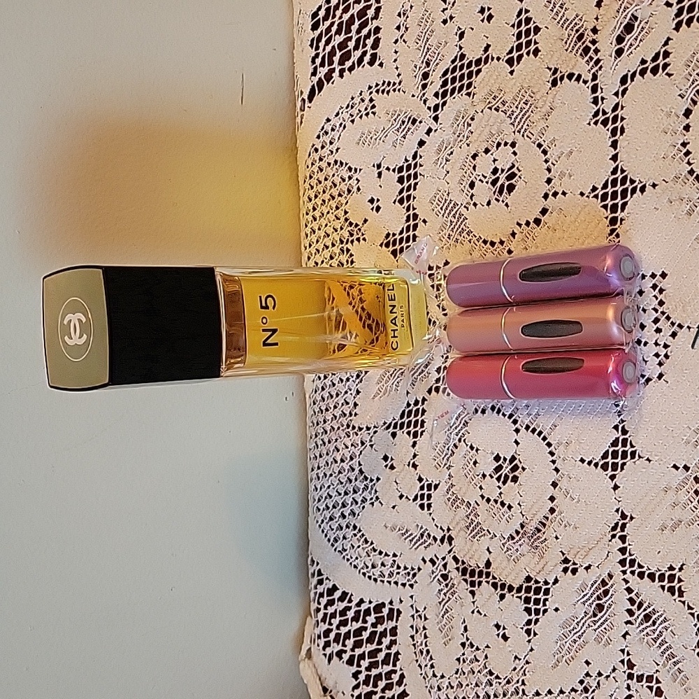 Chanel #5 perfume in small container pick your color